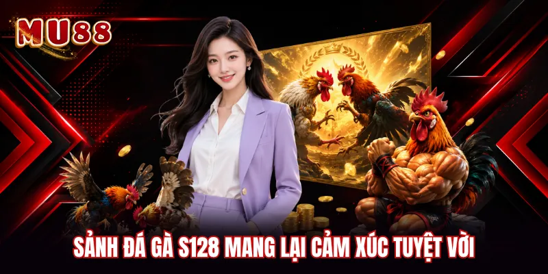 Sảnh đá gà S128 mang lại cảm xúc tuyệt vời.